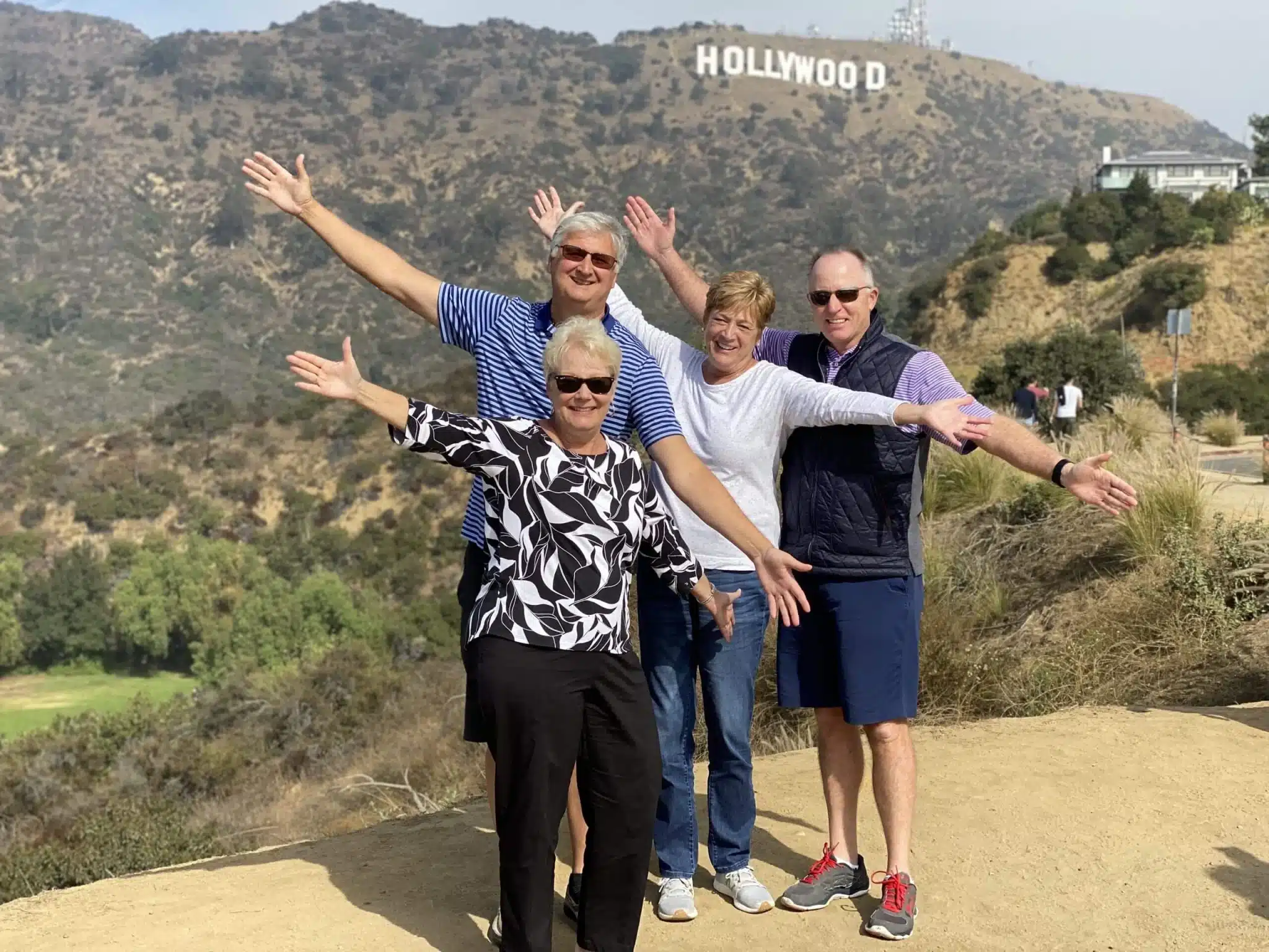 Family photo in hollywood