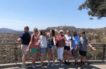Group on Hollywood Tour