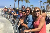 Group on the LA Highlights Tour