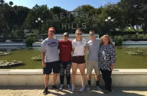 Family in Beverly Hills