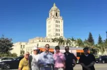 Group on Los Angeles Tour