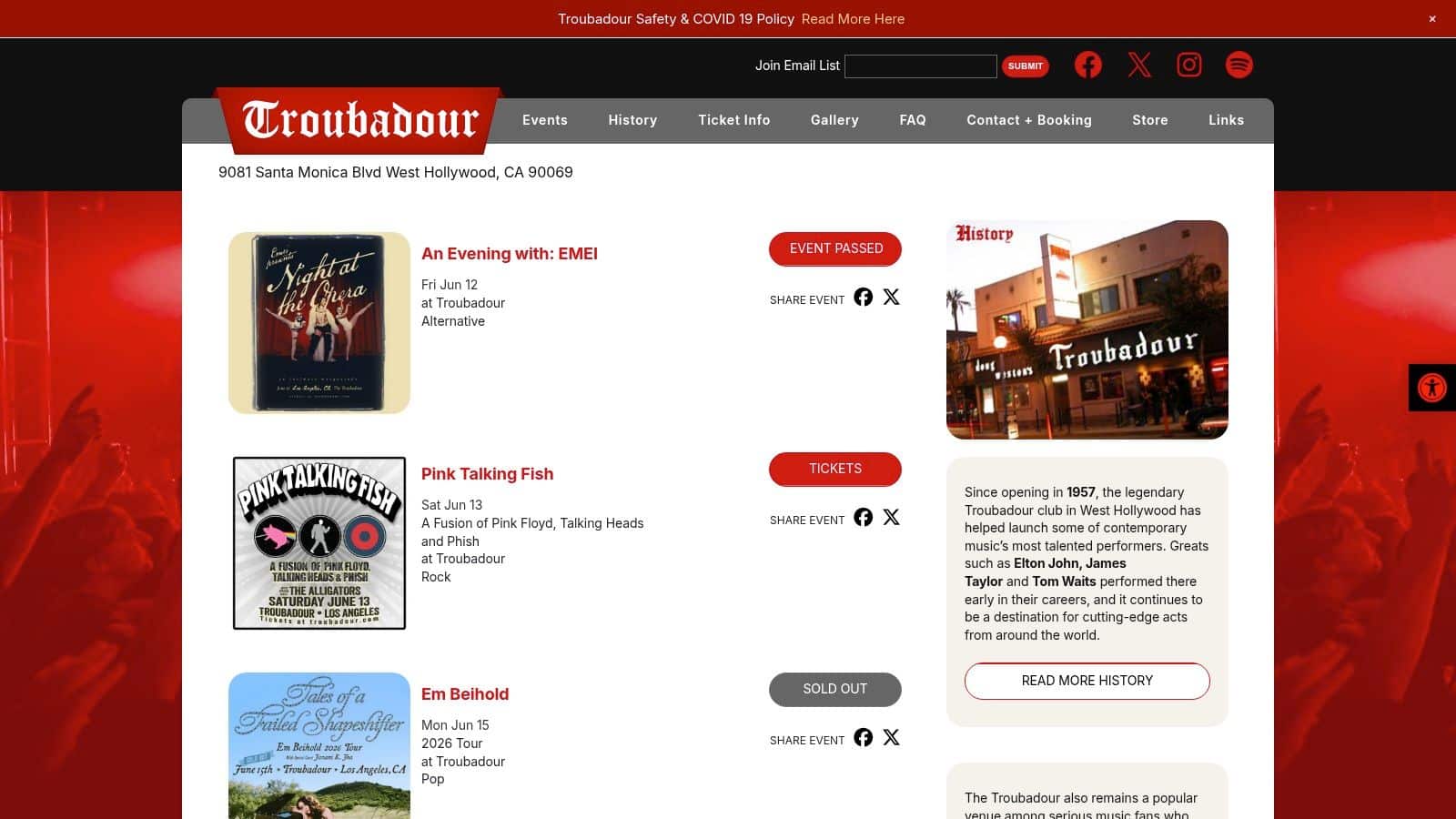 Troubadour (West Hollywood)