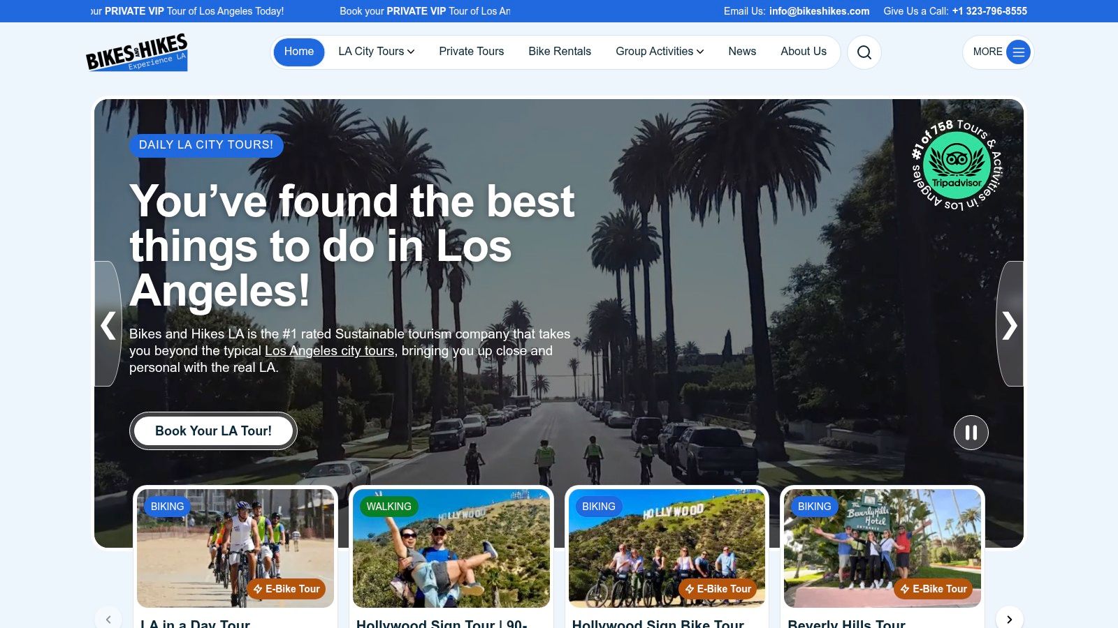 Bikes and Hikes LA