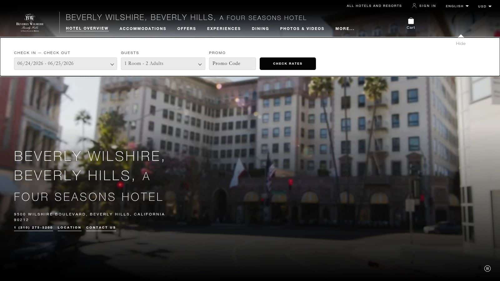 Beverly Wilshire, A Four Seasons Hotel