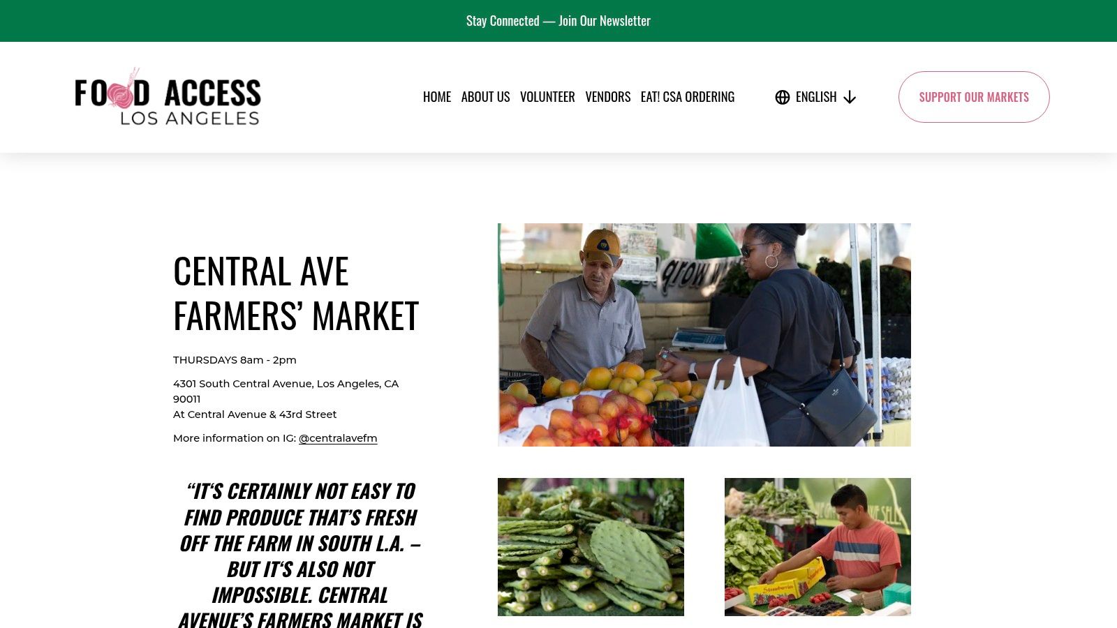 Central Avenue Farmers' Market