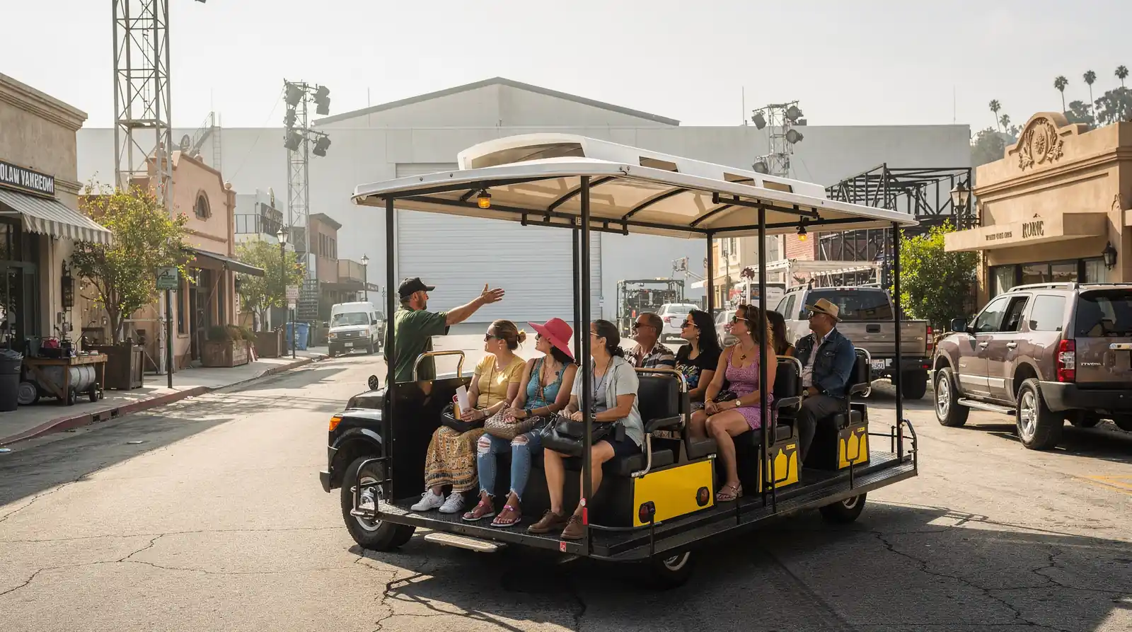 Universal Studios Hollywood's Studio Tour lets guests explore the working backlot of a real movie