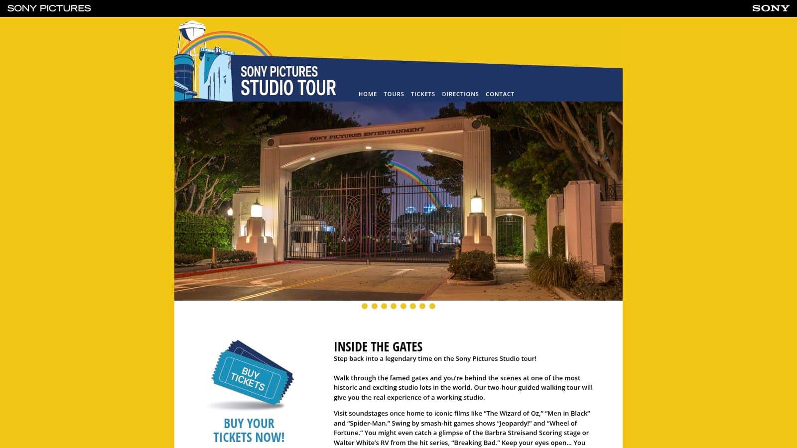 Sony Pictures Studio Tour