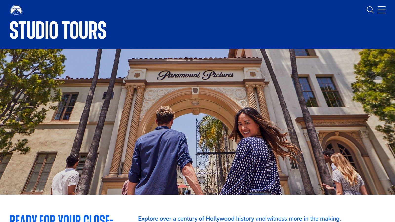Paramount Pictures Studio Tour